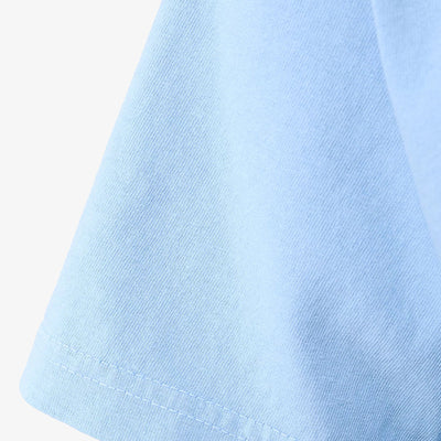 SPORTY & RICH | EMBLEM T-SHIRT { SKY BLUE/WHITE