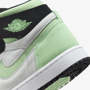 Jordan | AIR JORDAN 1 ZOOM CMFT 2  { WHITE/BLACK/HONEYDEW/GREEN