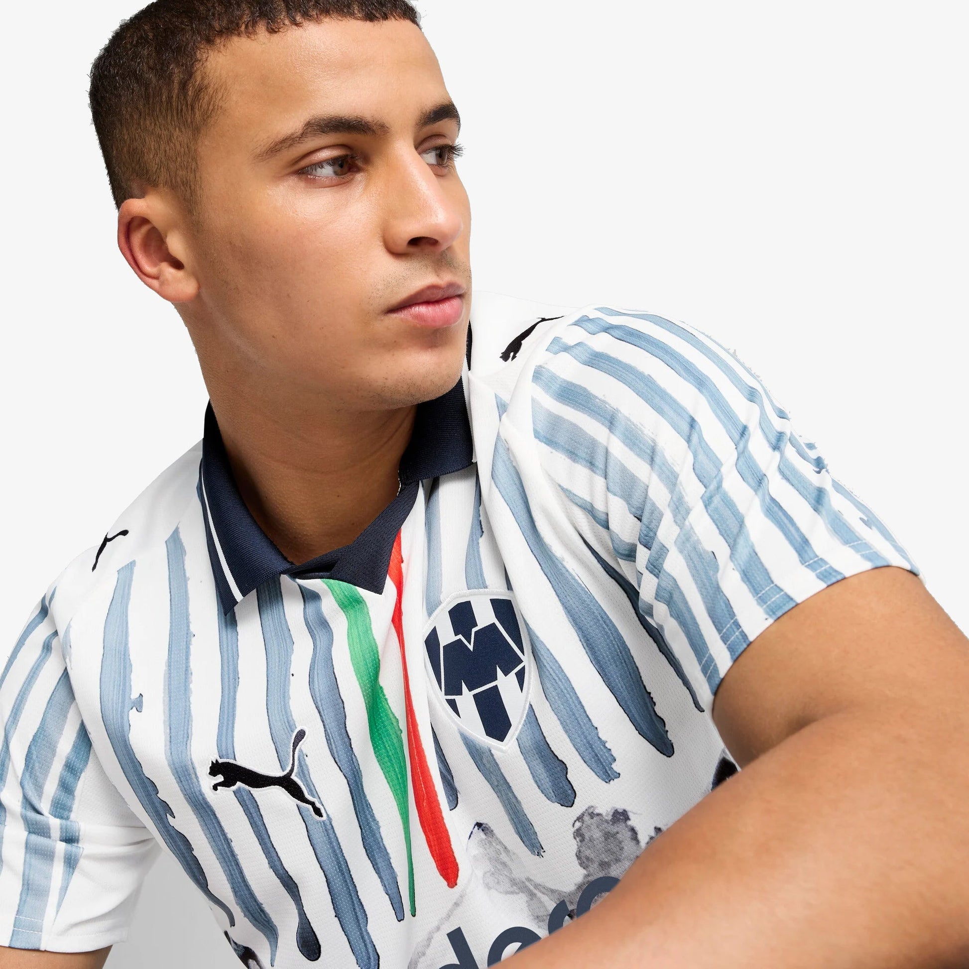 PUMA | KIDSUPER x CF MONTERREY JERSEY { PUMA WHITE-DEEP NAVY