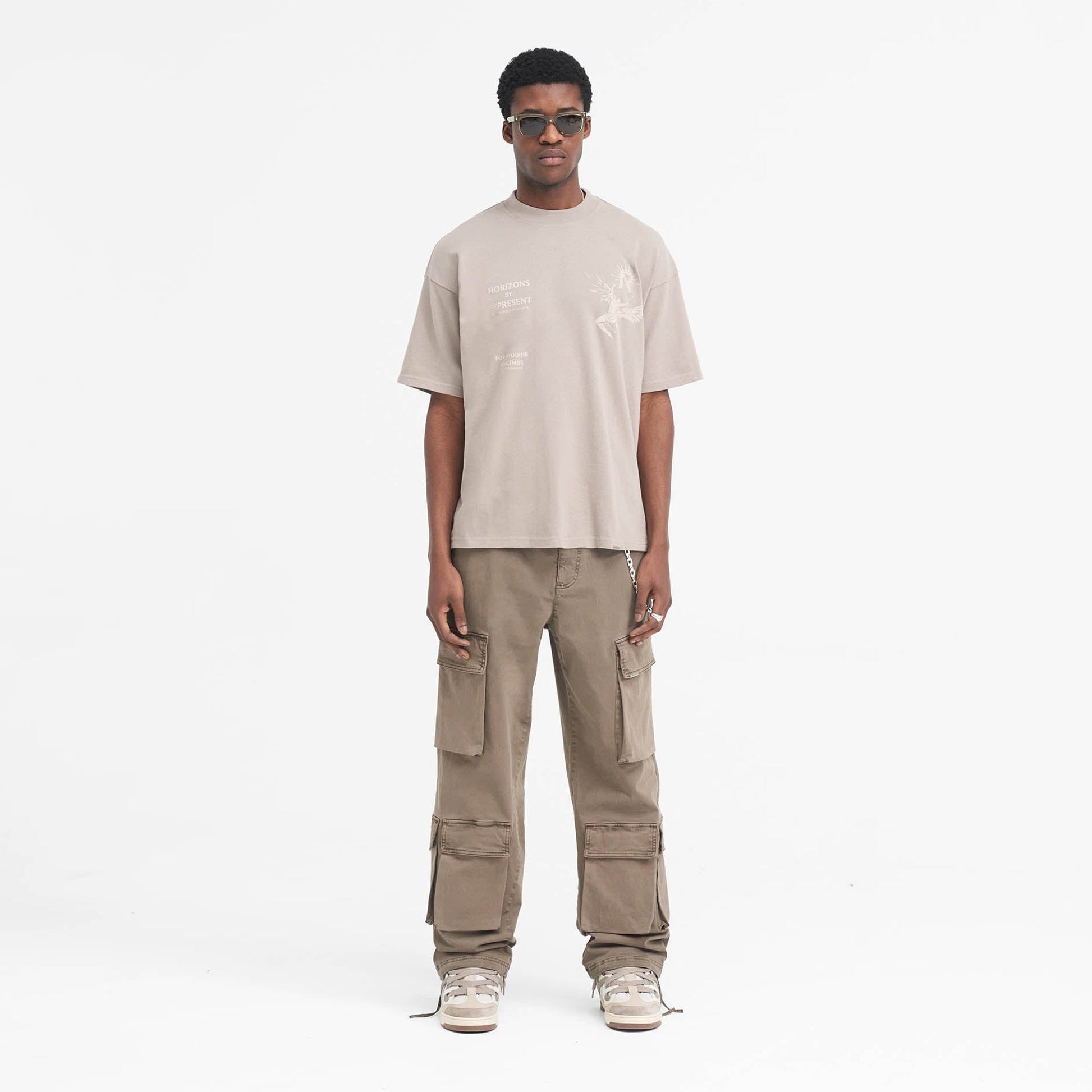 Represent | ICARUS T-SHIRT  { TAUPE