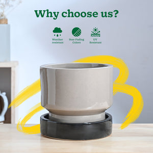 Soothing Rains Ceramic Planters