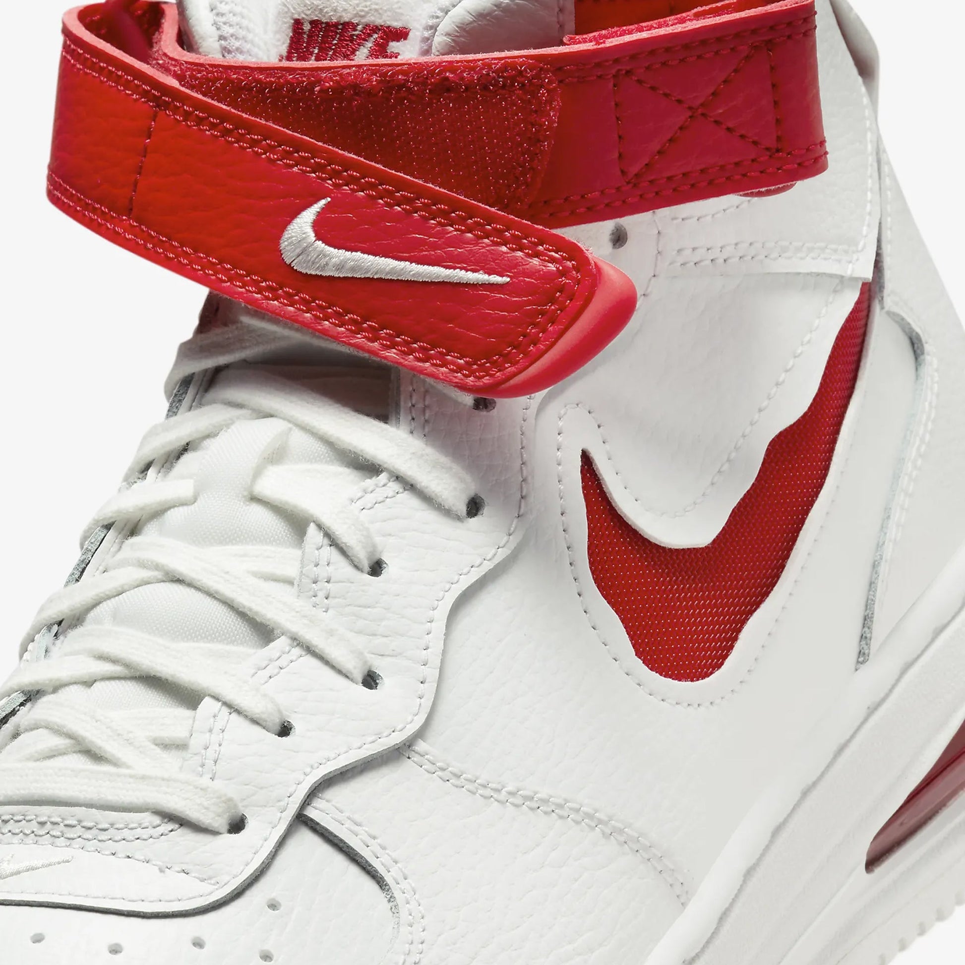 Nike | AIR FORCE 1 MID EVO  { SUMMIT WHITE/UNIVERSITY RED-SUMMIT WHITE