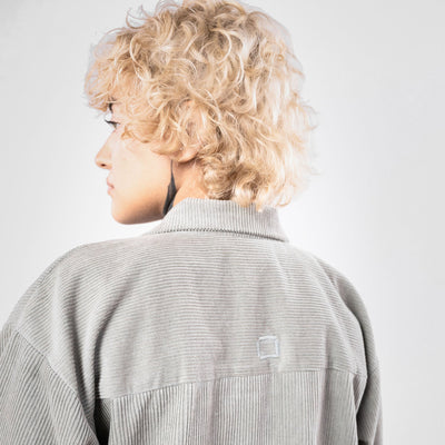 SUPERKICKS | CORDUROY SHIRT { SLATE GREY