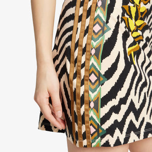 ADIDAS ORIGINALS | X FARM RIO 3-STRIPES MINI DRESS { CRYSTAL SAND