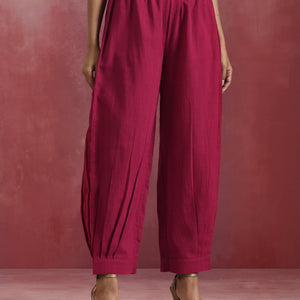 trueBrowns Magenta Cotton Co-ord set