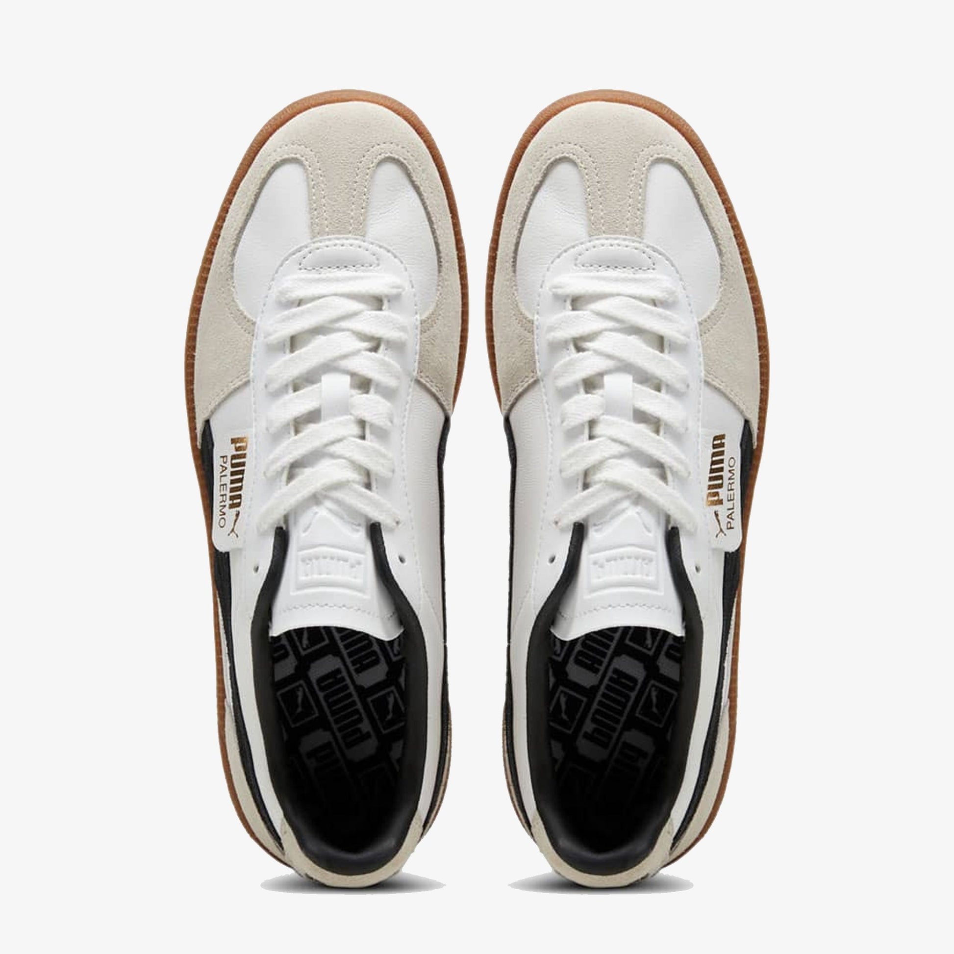 PUMA | PALERMO LTH { WHITE\VAPOR GRAY-GUM