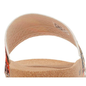 adidas Adilette Cork Slides Legend Ink Orange
