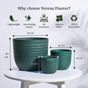 Verona Eco Planter - Set of 3