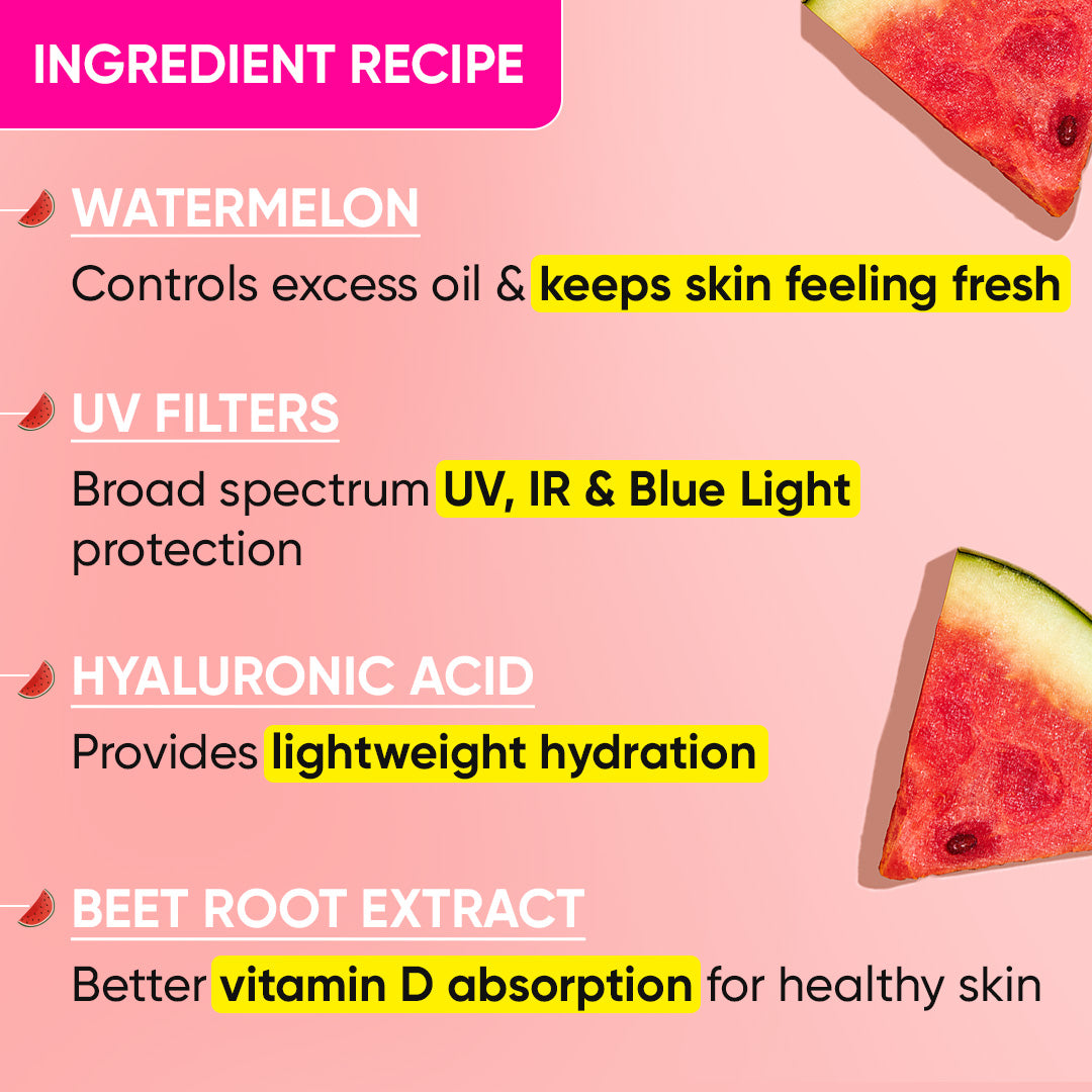 Watermelon Cooling Hyaluronic Sunscreen SPF 50+, PA++++