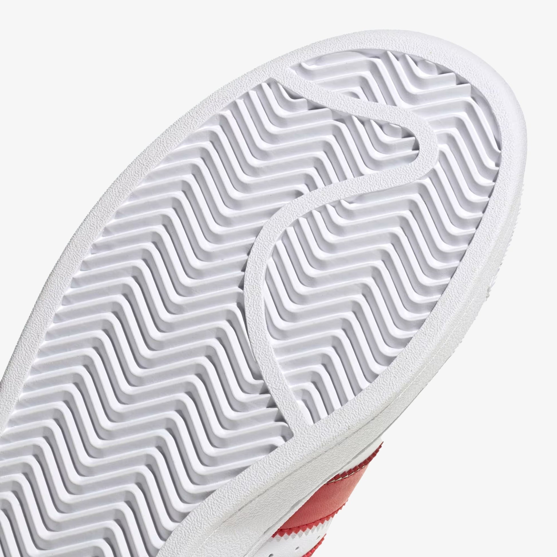 Adidas Originals | SUPERSTAR XLG  { CLOUD WHITE/BETTER SCARLET/CORE BLACK
