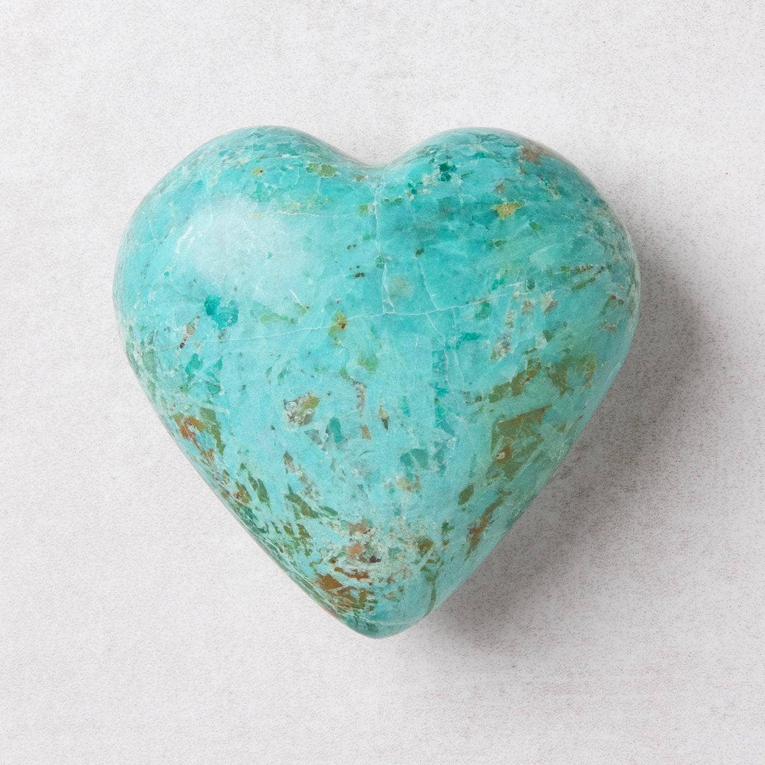 Natural Peruvian Turquoise Hearts  - AAA Premium Quality