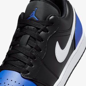 JORDAN | AIR JORDAN 1 LOW { BLACK/WHITE-GAME ROYAL