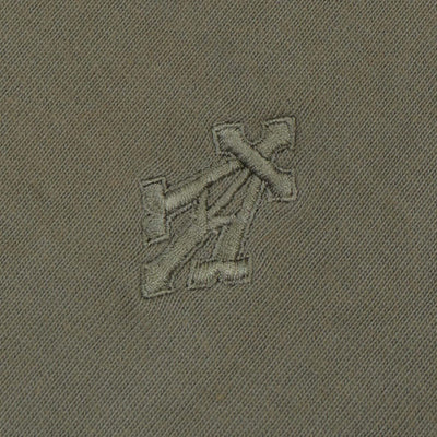ALMOST GODS | ALPHA CROSS TEE IN DIP { DYE GREEN