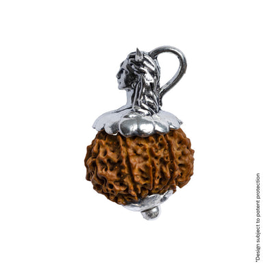 Adiyogi Pendant (11 Mukhi Nepali Rudraksha) With Chain