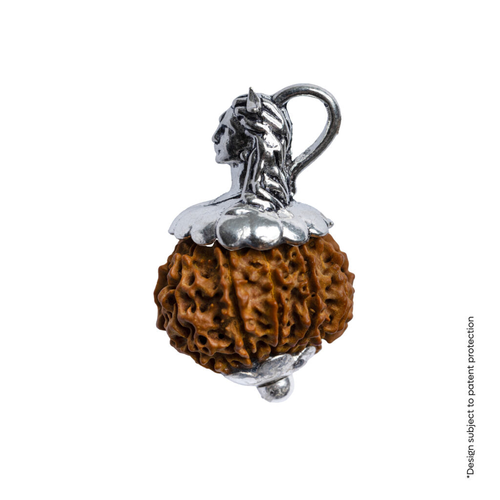 Adiyogi Pendant (11 Mukhi Nepali Rudraksha) With Chain