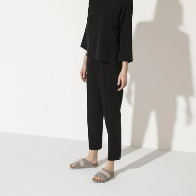 Birkenstock | KYOTO NUBUCK/SUEDE LEATHER  { GRAY