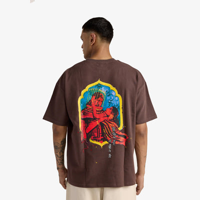 F A R A K | MEHBOOB' TEE { BROWN