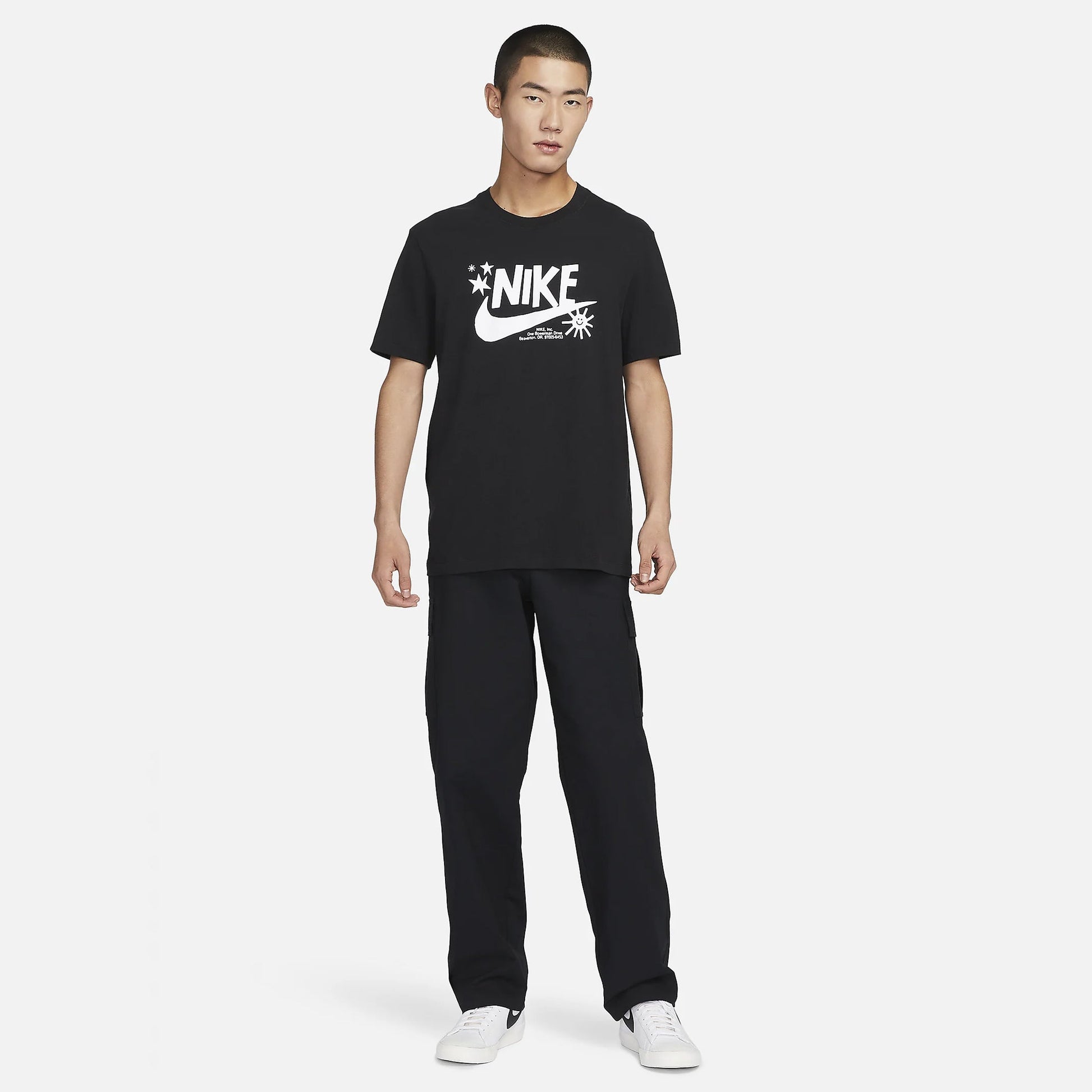 NIKE | CLUB CARGO PANTS { BLACK/BLACK