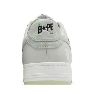 A Bathing Ape Bape Sta Text Code Camo Grey