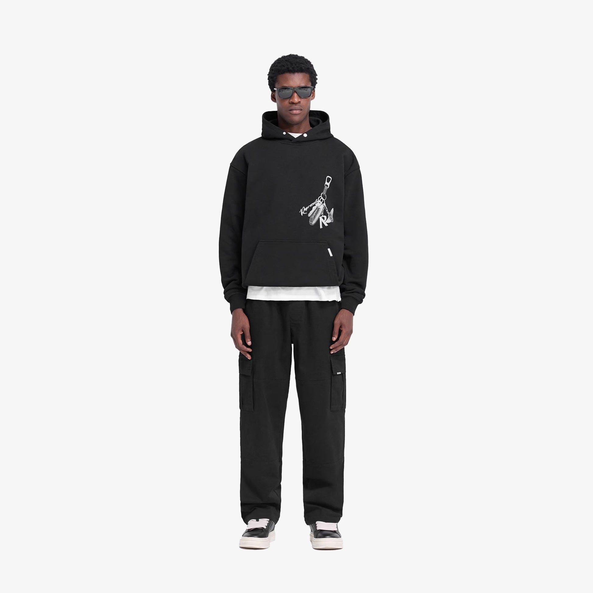 Represent | KEYS TO THE CLUB HOODIE { JET BLACK