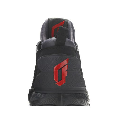 adidas D Lillard 2 Core Black Vivid Red