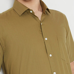 Wrinkle Free Half Sleeve Shirt