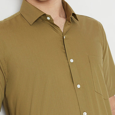 Wrinkle Free Half Sleeve Shirt