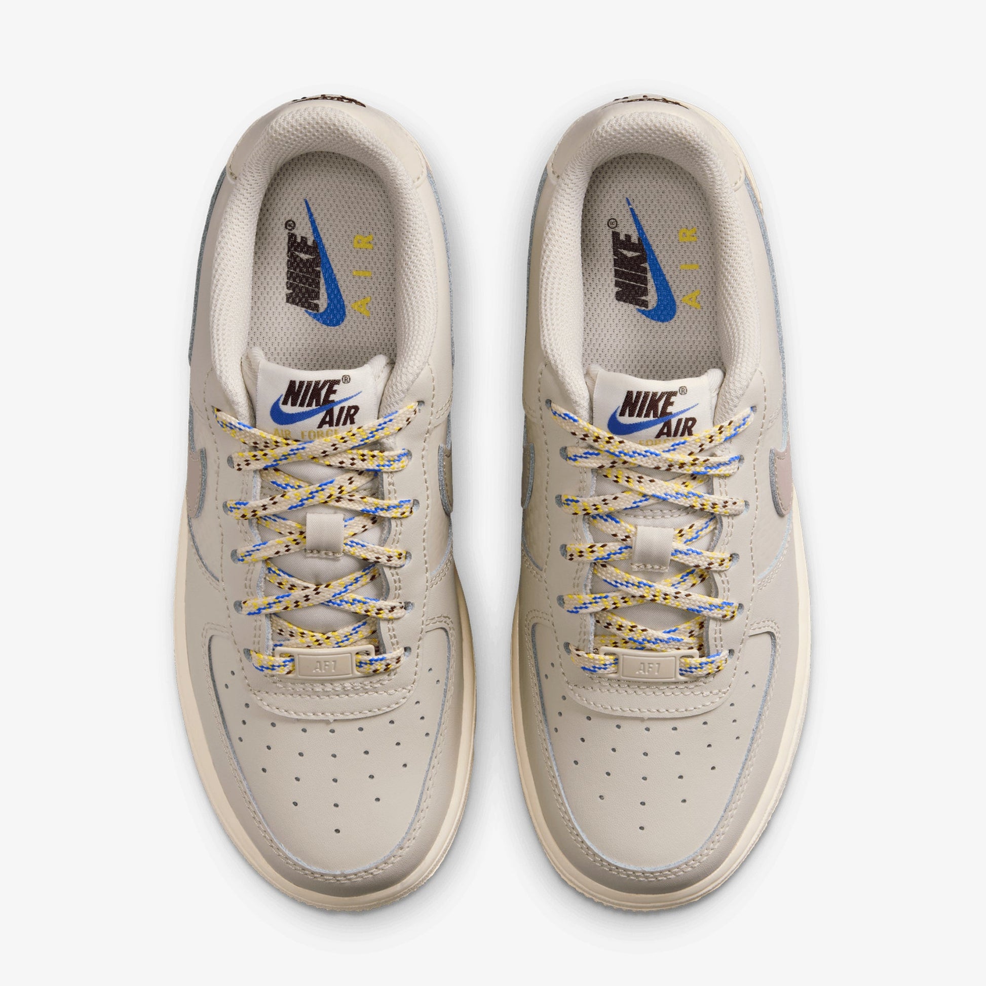 NIKE | AIR FORCE 1 LV8 1 (GS) { LT OREWOOD BRN/MALT-BURGUNDY CRUSH