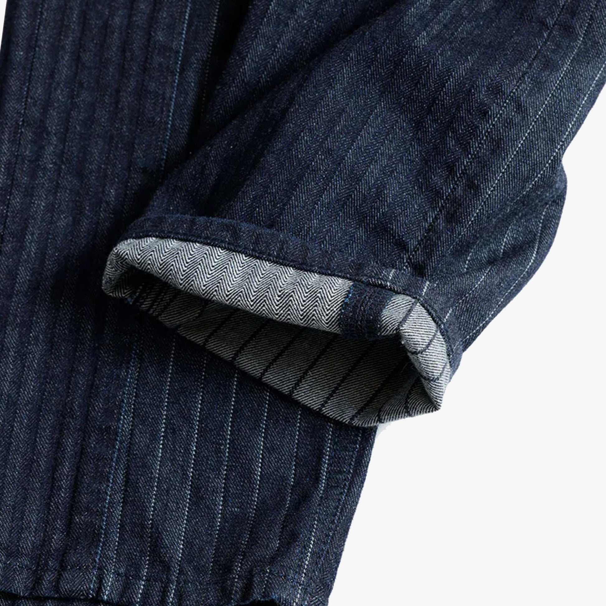 FDMTL | PATCHWORK PANTS RINSE { INDIGO
