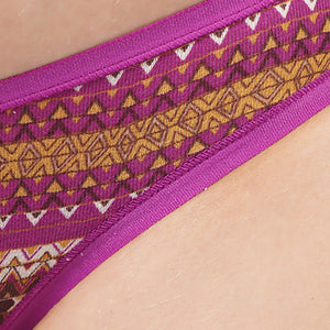 Printed Mid Rise Bikini Panties (Pack of 2)