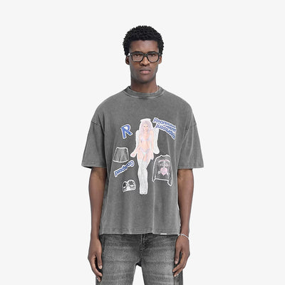 REPRESENT | QUESTION YOUR INNOCENCE T-SHIRT { VINTAGE GREY