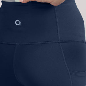 Energize Panelled Tights - Pageant Blue