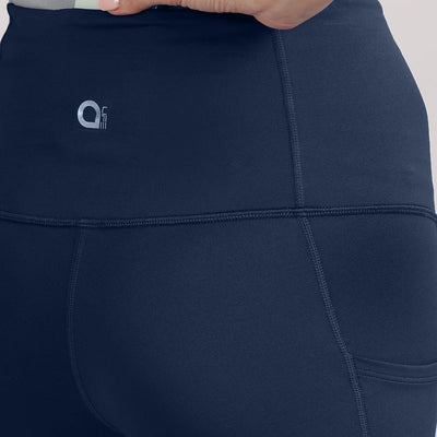 Energize Panelled Tights - Pageant Blue