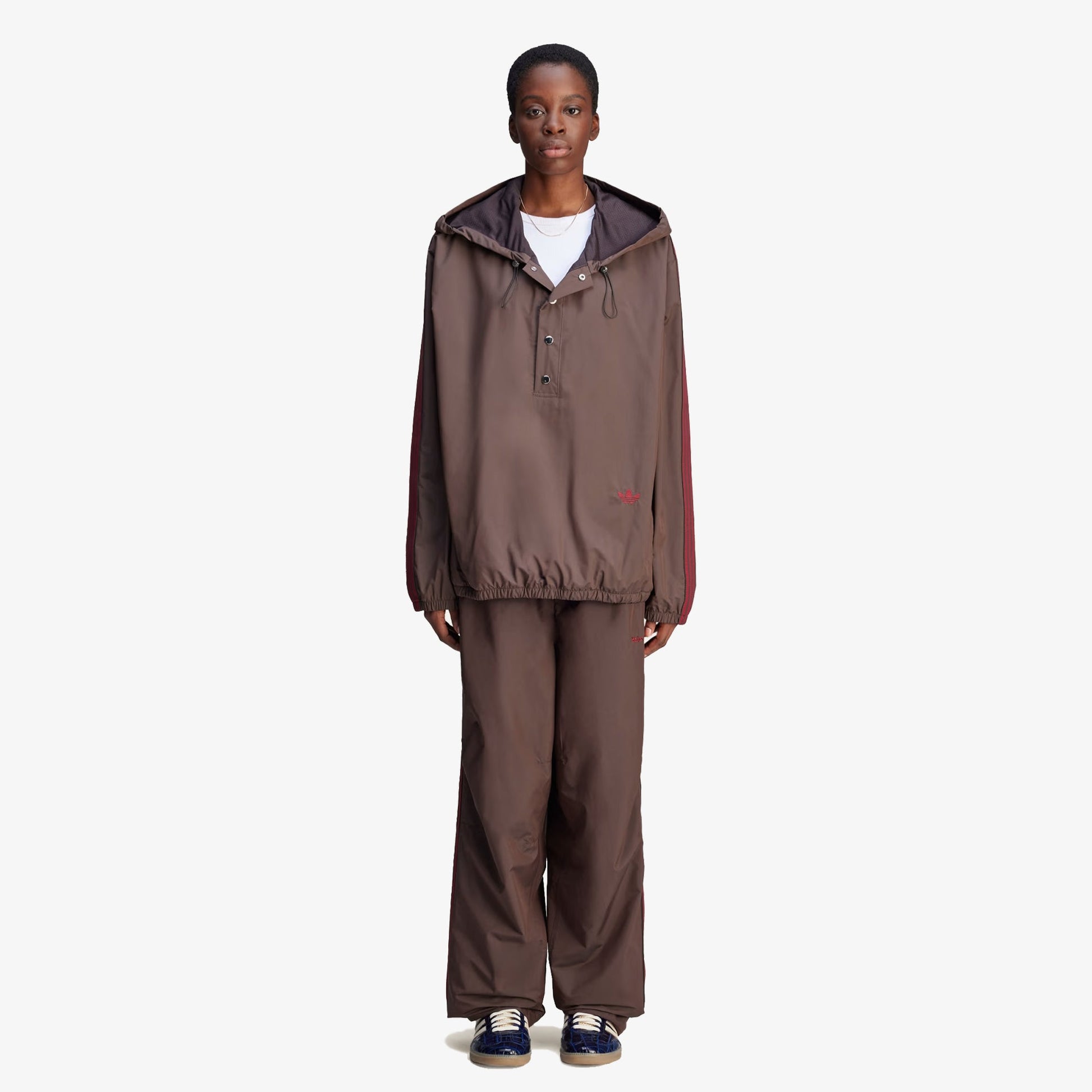 Adidas Originals | WALES BONNER NYLON TRACK PANTS { NIGHT BROWN