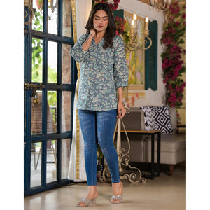 grey-floral-printed-pure-cotton-top