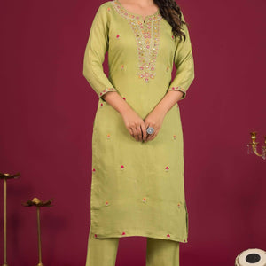 green-floral-embroidered-pure-cotton-salwar-suit