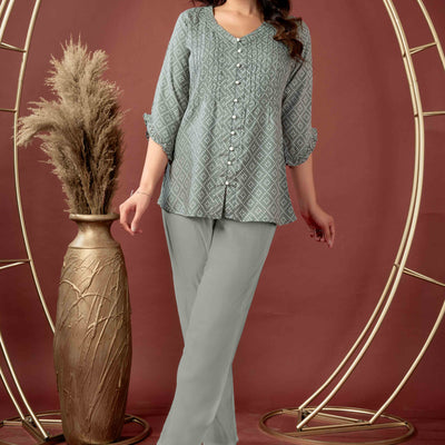 grey-bandhani-printed-pure-cotton-top
