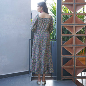 grey-floral-printed-pure-cotton-maxi-dress