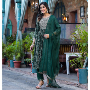 green-bandhani-printed-naira-cut-rayon-salwar-suit