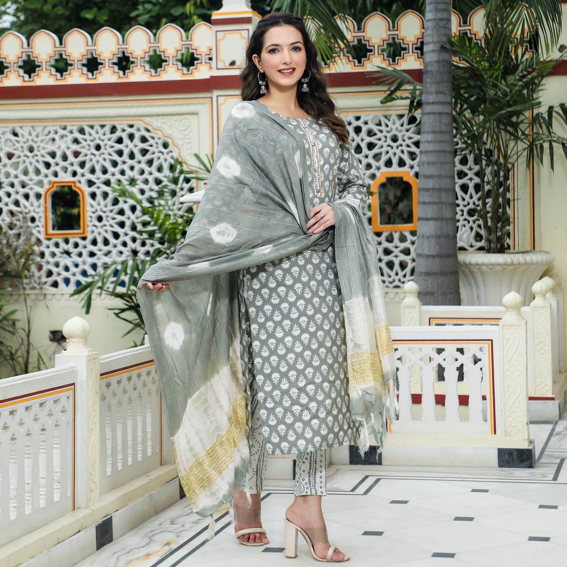 grey-floral-foil-printed-rayon-suit-1