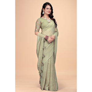 green-zari-striped-woven-georgette-saree