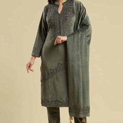 grey-embroidered-velvet-straight-salwar-suit