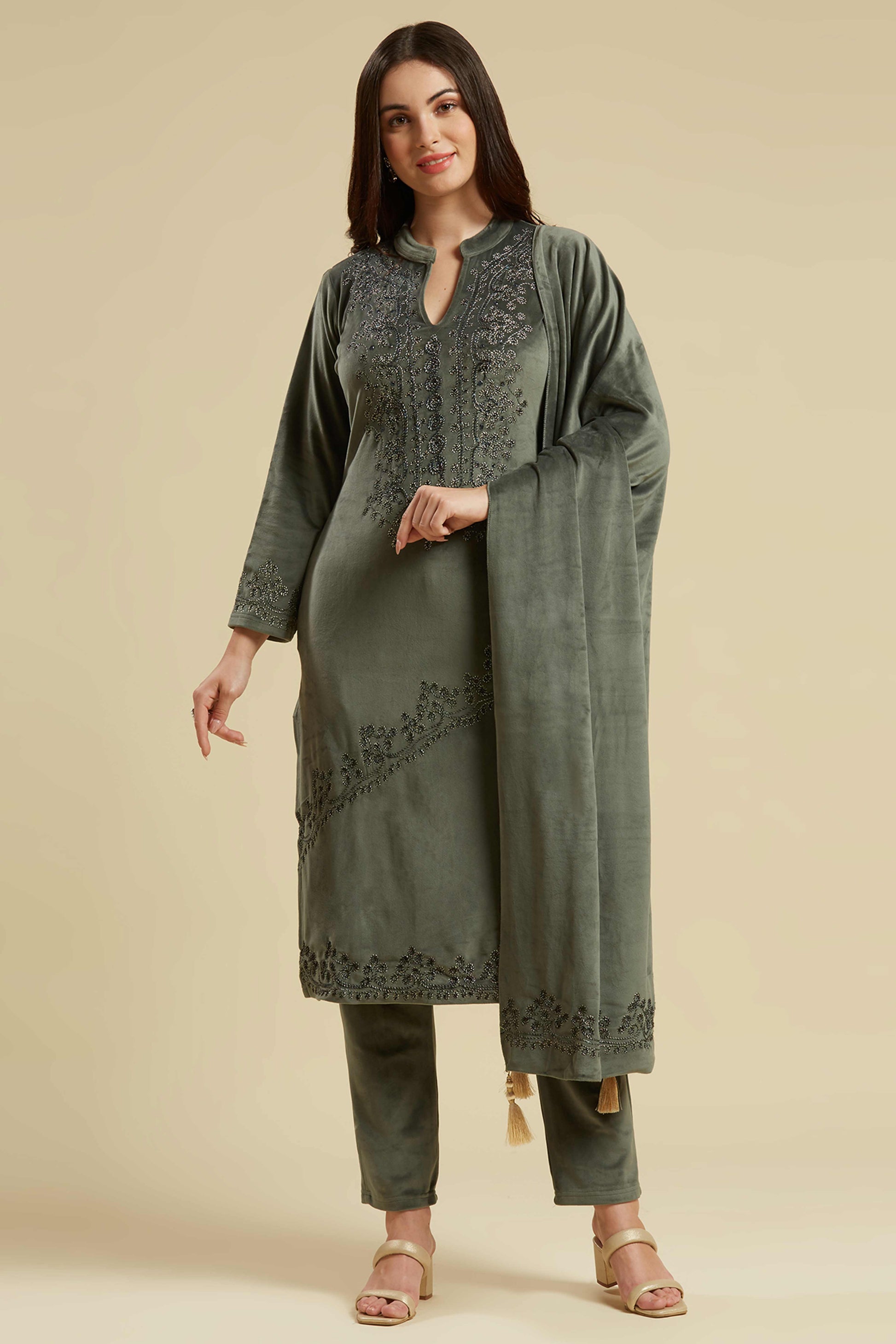 grey-embroidered-velvet-straight-salwar-suit