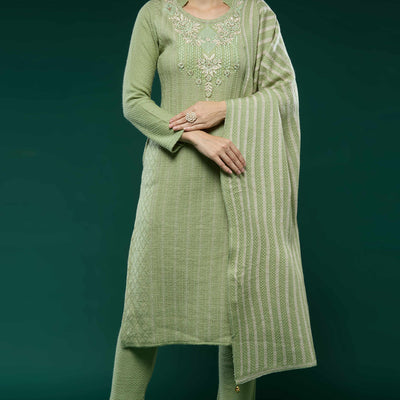 green-embroidered-woolen-straight-salwar-suit