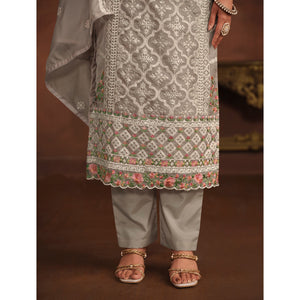 grey-floral-embroidered-organza-semi-stitched-suit-1