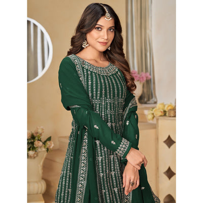 green-floral-sequins-embroidered-georgette-semi-stitched-sharara-suit