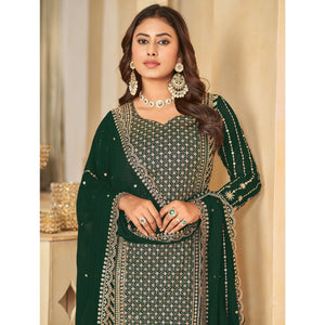 green-sequins-embroidered-georgette-semi-stithed-sharara-suit