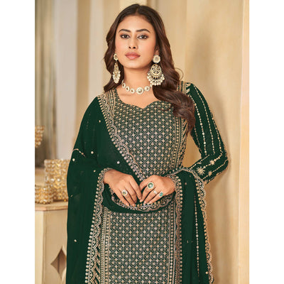 green-sequins-embroidered-georgette-semi-stithed-sharara-suit