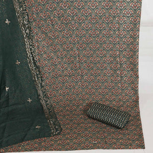 green-floral-foil-printed-cotton-blend-dress-material