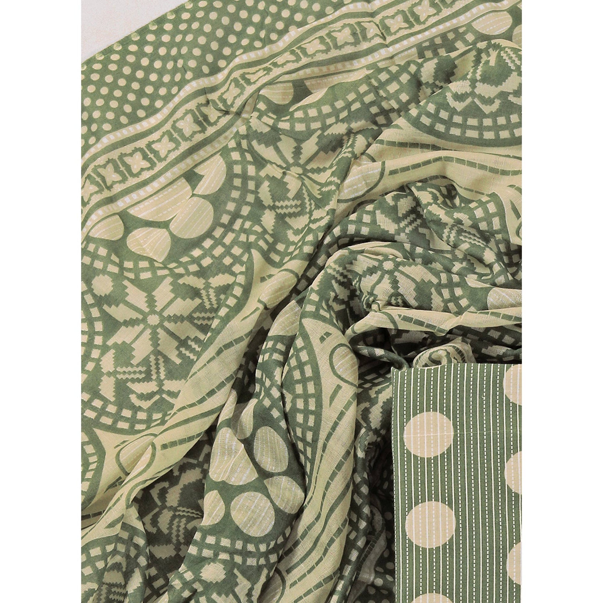 green-printed-with-gota-patti-work-pure-cotton-dress-material